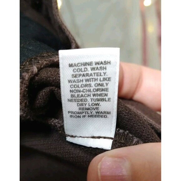 CATO WOMANS XL DARK BROWN SOFT 2 BUTTON JEAN JACKET BLAZER STYLE ACADEMIA CHIC - Picture 8 of 12